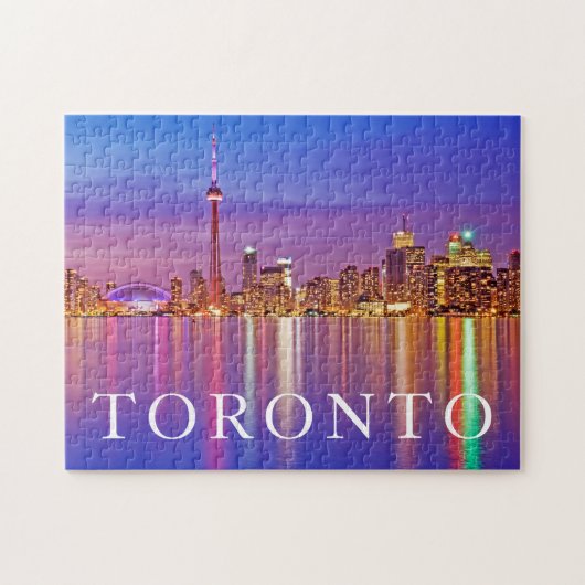 Toronto Skyline in Dusk Legpuzzel (Horizontaal)