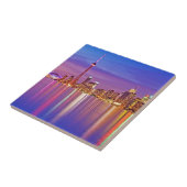 Toronto Skyline in Dusk Tegeltje (Zijkant)