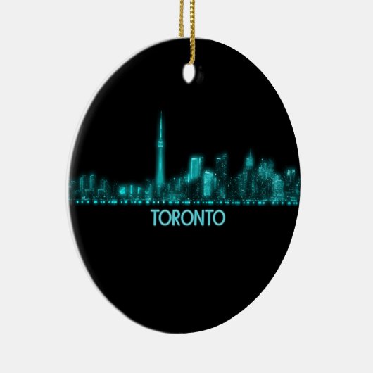 Toronto Skyline Keramisch Ornament (Rechts)