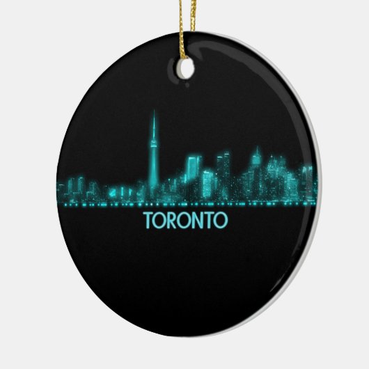 Toronto Skyline Keramisch Ornament (Links)