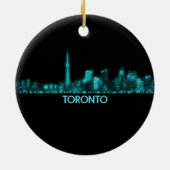 Toronto Skyline Keramisch Ornament (Achterkant)