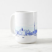Toronto Skyline Koffiemok (Voorkant links)