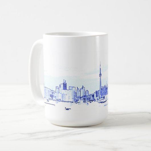Toronto Skyline Koffiemok (Voorkant links)