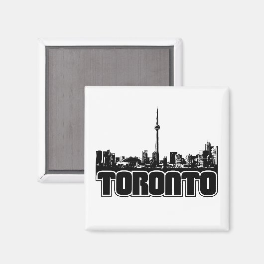 Toronto Skyline Magneet (Voorkant / Achterkant)