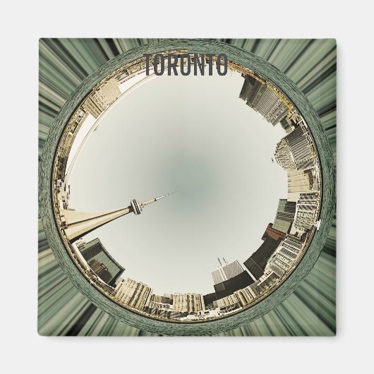 Toronto skyline magnet (Voorkant)