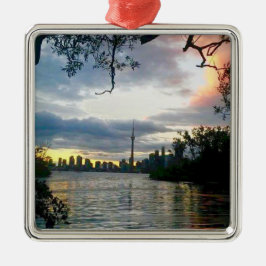Toronto Skyline Metalen Ornament