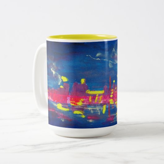 Toronto Skyline - Mok van 15 oz (Voorkant links)