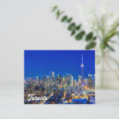 Toronto Skyline, Ontario, Canada Briefkaart (Staand voorkant)