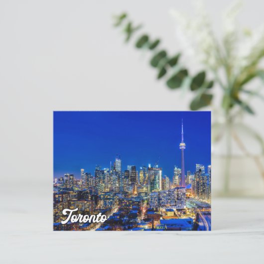 Toronto Skyline, Ontario, Canada Briefkaart (Staand voorkant)