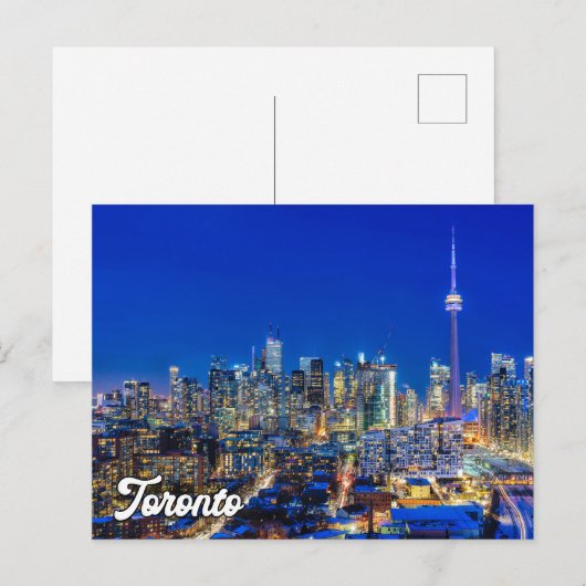 Toronto Skyline, Ontario, Canada Briefkaart (Voorkant / Achterkant)