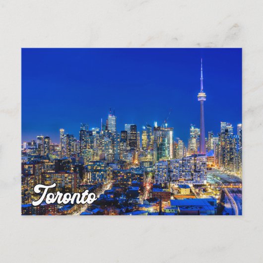 Toronto Skyline, Ontario, Canada Briefkaart (Voorkant)