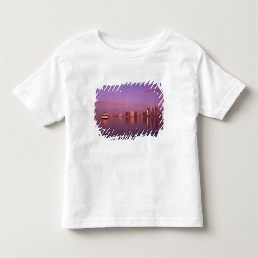 Toronto Skyline, Ontario, Canada Kinder Shirts (Voorkant)