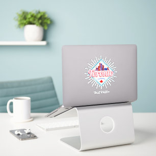 Toronto Skyline Ontario Retro Canada Vintage Sticker