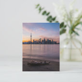 Toronto Skyline op Sunset Briefkaart (Staand voorkant)