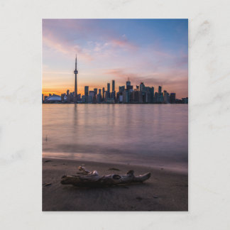 Toronto Skyline op Sunset Briefkaart