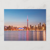Toronto Skyline op Sunset Briefkaart (Voorkant)