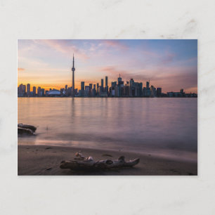 Toronto Skyline op Sunset Briefkaart