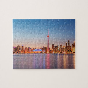 Toronto Skyline op Sunset Legpuzzel