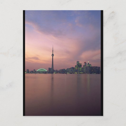 Toronto Skyline Portrait Briefkaart (Voorkant)
