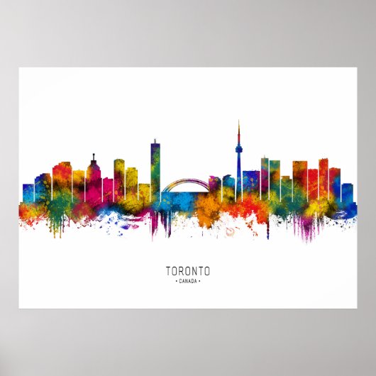 Toronto Skyline Poster (Voorkant)