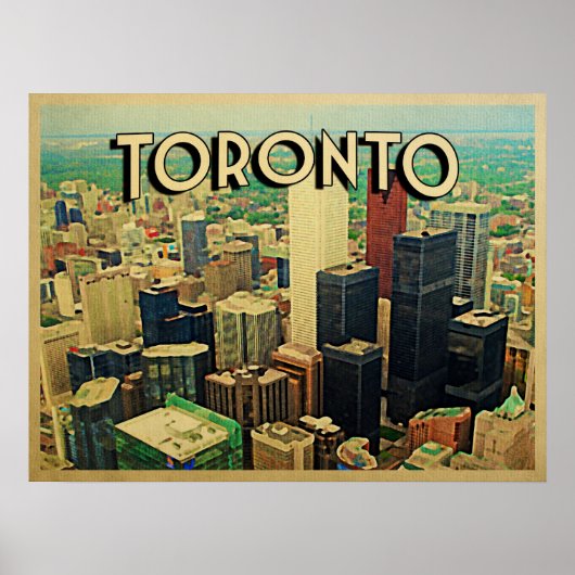 Toronto Skyline Poster (Voorkant)