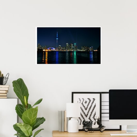 Toronto Skyline Poster (Thuiskantoor)