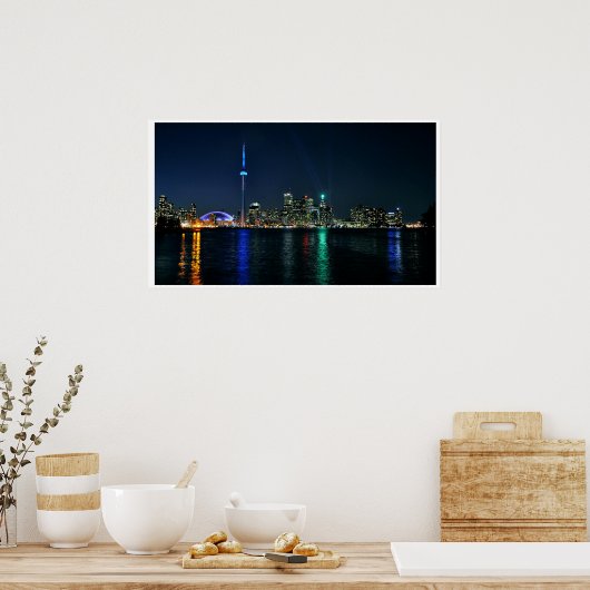 Toronto Skyline Poster (Keuken)