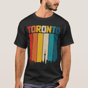 Toronto Skyline Pride Retro Ontario Canada T-shirt