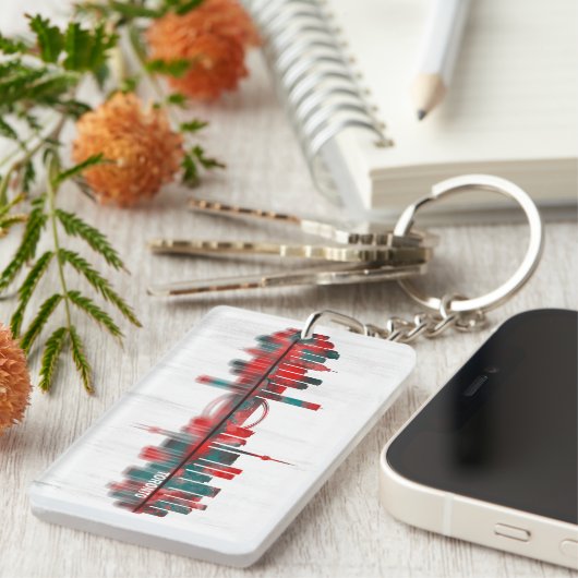 Toronto Skyline Sleutelhanger (Voorkant Rechts)