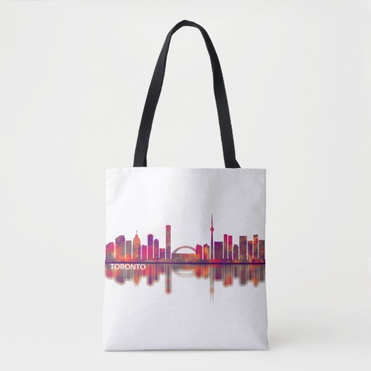 Toronto Skyline Tote Bag (Voorkant)