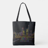 Toronto Skyline Tote Bag (Achterkant)
