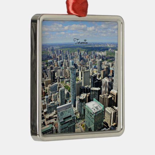 Toronto Skyscrapers - Toronto, Ontario, Canada Metalen Ornament (Rechts)