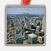 Toronto Skyscrapers - Toronto, Ontario, Canada Metalen Ornament (Voorkant)