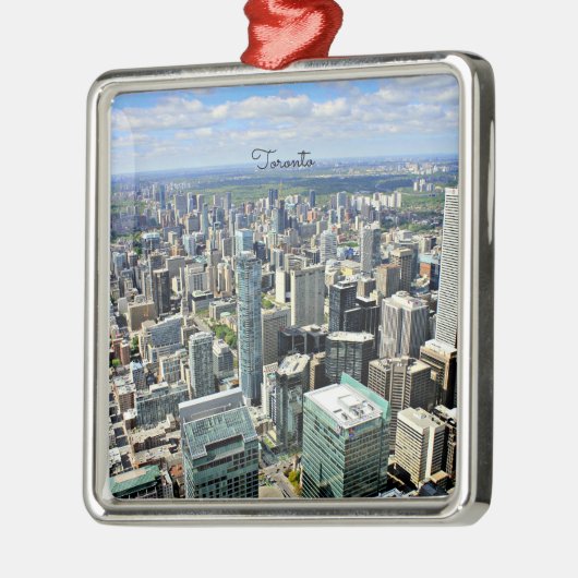 Toronto Skyscrapers - Toronto, Ontario, Canada Metalen Ornament (Links)