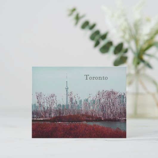 Toronto spring skyline briefkaart (Staand voorkant)