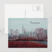 Toronto spring skyline briefkaart (Voorkant / Achterkant)