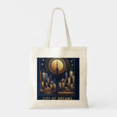 Toronto Stad van Dromen - Luxe Skyline Tote Bag (Achterkant)