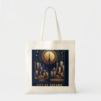 Toronto Stad van Dromen - Luxe Skyline Tote Bag