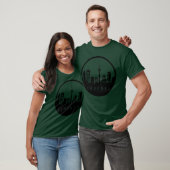 Toronto stads silhouet grappig t-shirt (Unisex)