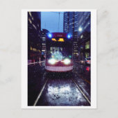 Toronto, Street Car in Heavy Rain Briefkaart (Voorkant)