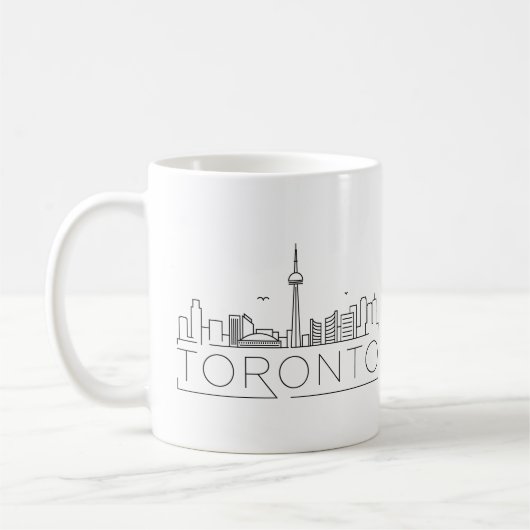 Toronto Stylized Skyline Coffee Mok (Links)