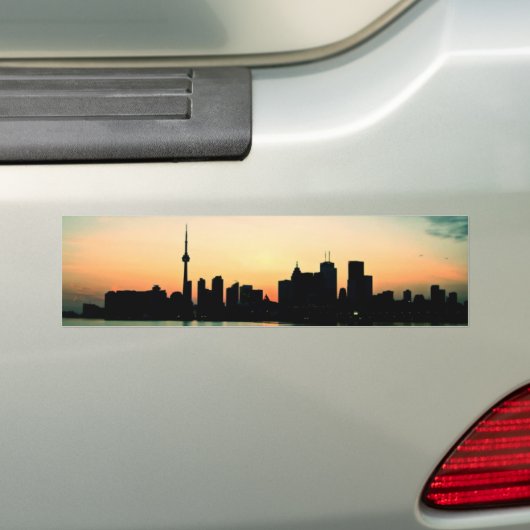 Toronto Sunset Bumpersticker (Op auto)