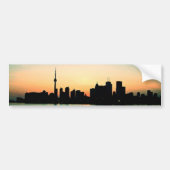 Toronto Sunset Bumpersticker (Voorkant)