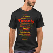 Toronto (T.O. Ontario, Canada) T-shirt (Voorkant)