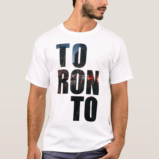 Toronto tekst T-shirt (Voorkant)