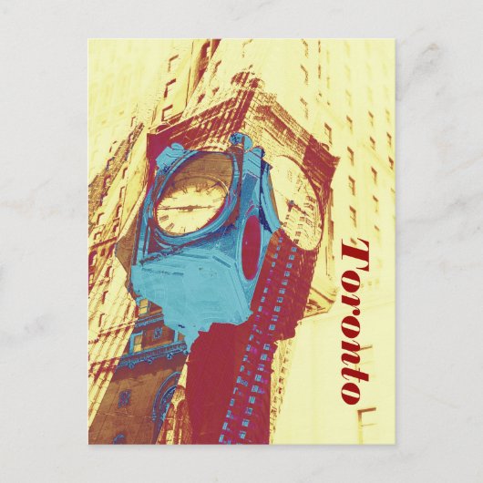 toronto time - old closca by Union station Briefkaart (Voorkant)