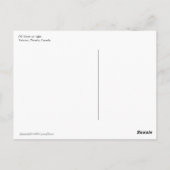 Toronto Tower Night Briefkaart (Achterkant)