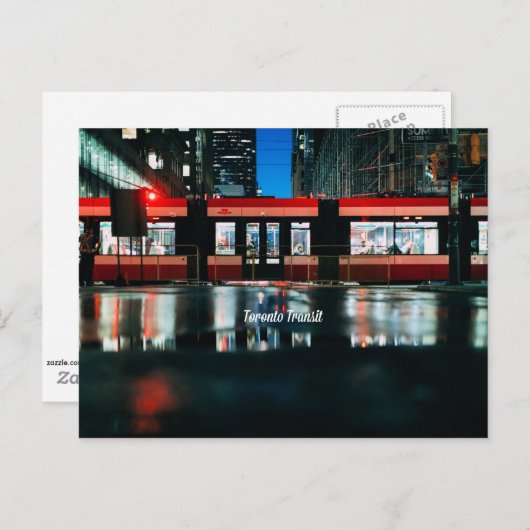 Toronto Transit Briefkaart (Voorkant / Achterkant)