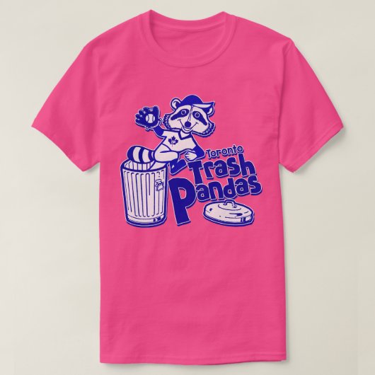 Toronto Trash Pandas Baseball Team T-shirt (Design voorkant)