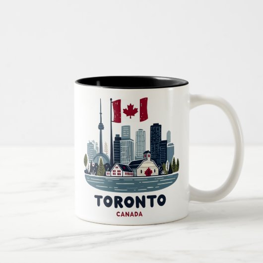 Toronto Tweekleurige Koffiemok (Rechts)